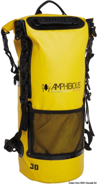Zaino Amphibious Quota 45 l giallo - 23.512.02 Osculati Cinture di sicurezza ed altri accessori
