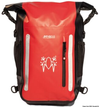 Zaino Amphibious Atom II 15 l rosso - 23.518.01 Osculati Cinture di sicurezza ed altri accessori