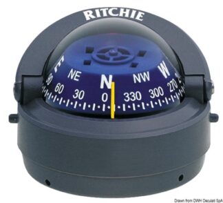 Bussola Ritchie Explorer 2"3/4 esterna grigia/blu - 25.081.13 Osculati Bussole