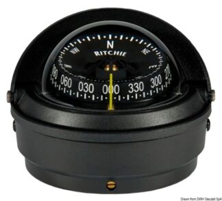 Bussola Ritchie Wheelmark 3" esterna nera/nera - 25.082.41 Osculati Bussole