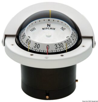 Bussola Ritchie Navigator 4"1/2 incasso comb. b/b - 25.084.32 Osculati Bussole