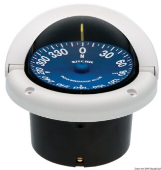Bussola Ritchie Supersport 3"3/4 bianca/blu - 25.087.11 Osculati Bussole