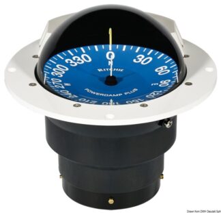 Bussola Ritchie Supersport 5" bianca/blu - 25.087.13 Osculati Bussole