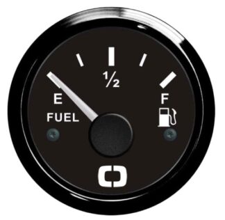 Indicatore carburante 10-180/240-33 ohm nero/nera - 27.320.02 Osculati Strumentazione motore ed impianti