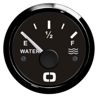 Indicatore livello acqua 240/33 Ohm nero/nera - 27.320.03 Osculati Strumentazione motore ed impianti