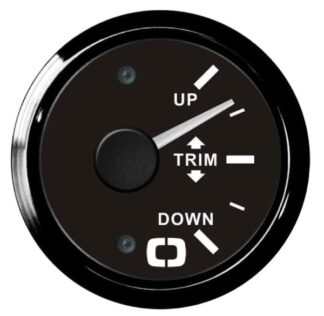Indicatore trim 0/190 Ohm nero/nera - 27.320.20 Osculati Strumentazione motore ed impianti