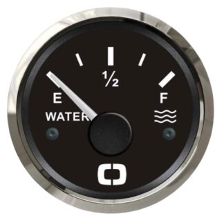 Indicatore livello acqua 240/33 Ohm nero/lucida - 27.321.03 Osculati Strumentazione motore ed impianti