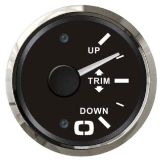 Indicatore trim 0-190 Ohm nero/lucida - 27.321.20 Osculati Strumentazione motore ed impianti