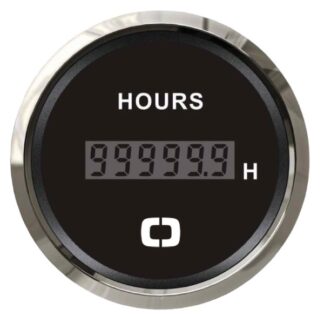 Contaore digitale nero/lucida - 27.321.36 Osculati Strumentazione motore ed impianti