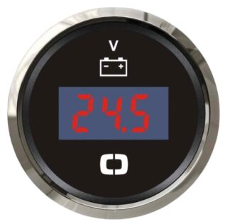 Voltmetro digitale 8/32 V nero/lucida - 27.321.40 Osculati Strumentazione motore ed impianti