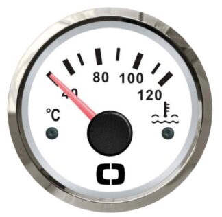 Indicatore temperatura acqua 40/120° bianco/lucida - 27.322.08 Osculati Strumentazione motore ed impianti