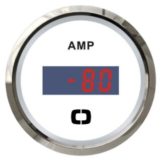 Amperometro digitale con shunt bianco/lucida - 27.322.44 Osculati Strumentazione motore ed impianti