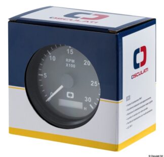 Spidometro Pitot 0-55 MPH bianco/lucida - 27.327.09 Osculati Strumentazione motore ed impianti