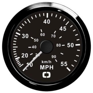 Spidometro Pitot 0-55 MPH nero/nera - 27.325.09 Osculati Strumentazione motore ed impianti