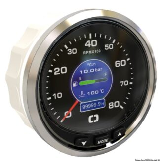 Strumento multifunzione Lcd KMG - 27.328.01 Osculati Strumentazione motore ed impianti
