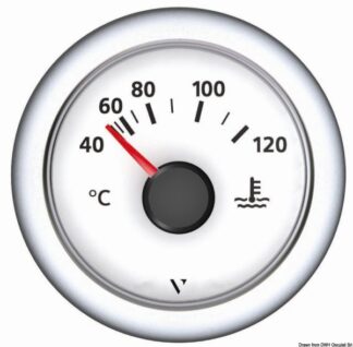 Termometro acqua bianco - 27.488.01 Osculati Strumentazione motore ed impianti