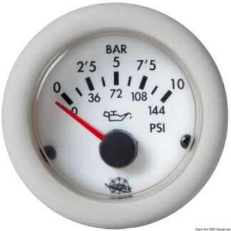 Pressione olio 0-10 bar 12 V - 27.529.02 Osculati Strumentazione motore ed impianti