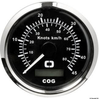Log con bussola GPS nero/lucida - 27.780.03 Osculati Strumentazione motore ed impianti