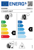 Pneumatici Auto Invernali COOPER WMSA2+ 175/65 R14 82 T - immagine 2