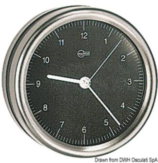 Orologio Barigo Orion quadrante nero - 28.082.71 Osculati Strumentazione meteorologica