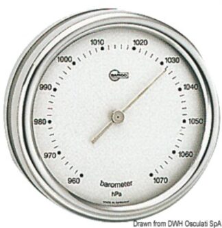 Barometro Barigo Orion quadrante argento - 28.083.31 Osculati Strumentazione meteorologica