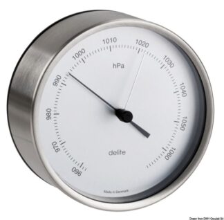 Barometro Clausen inox satinato/bianco - 28.859.02 Osculati Strumentazione meteorologica