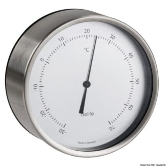 Termometro Clausen inox satinato/bianco - 28.859.04 Osculati Strumentazione meteorologica