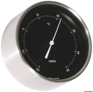 Termometro Clausen inox satinato/nero - 28.859.14 Osculati Strumentazione meteorologica