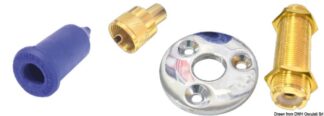 Passacavo inox per cavo coassiale - 29.105.00 Osculati Basi ed accessori per antenne VHF e radar
