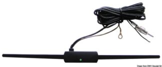 Antenna AM/FM baffo - 29.128.16 Osculati Antenne AM/FM