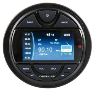 Radio da cruscotto - FM/DAB/ROS - 29.530.02 Osculati Autoradio barca FM Bluetooth USB MP3