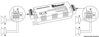 Amplificatore Bluetooth 4 canali - 29.749.04 Osculati Autoradio barca FM Bluetooth USB MP3