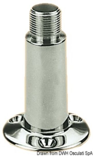 Basetta inox per GPS/VHF - 29.862.35 Osculati Basi ed accessori per antenne VHF e radar