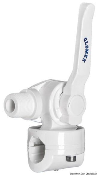 Base snodata per antenna Glomex - 29.898.01 Osculati Basi ed accessori per antenne VHF e radar