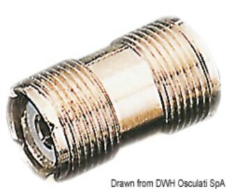 Doppia connessione femmina - 29.903.50 Osculati Basi ed accessori per antenne VHF e radar