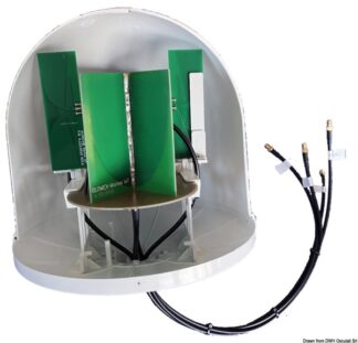 Antenna mobile MiMo 5G GLOMEX - 29.921.13 Osculati Antenne GSM mobile 4G / wi-fi / GPS