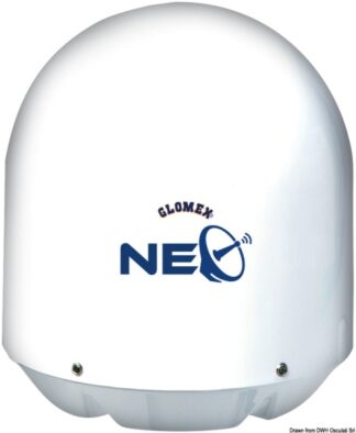 Antenna TV Satellitare Glomex Rhea NEO - 29.923.42 Osculati Antenne TV Satellitari GLOMEX