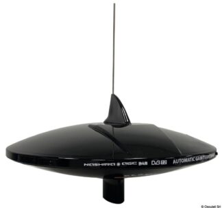 Antenna TV Glomex Nashira AGC/DAB/AM-FM nera - 29.925.21 Osculati Antenne TV digitali terrestri omni-direzionali e direttive GLOMEX