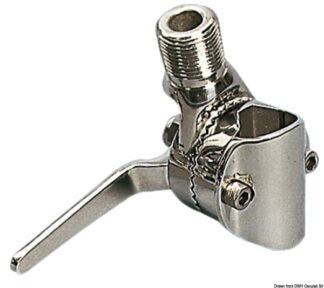 Base antenna per pulpito inox 30/40 mm - 29.930.21 Osculati Basi ed accessori per antenne VHF e radar
