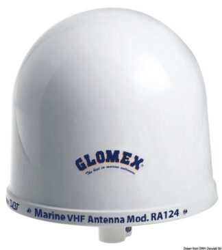 Glomex Antenna VHF RA124 - 29.996.08 Osculati Antenne VHF e CB
