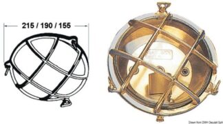 Lampada tartaruga 190 mm - 32.229.00 Osculati Riflettori radar, cassette e kit di pronto soccorso, ancore galleggianti