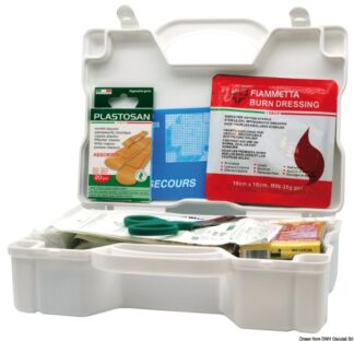 Cassetta pronto soccorso Francia oltre 60 miglia - 32.916.03 Osculati Riflettori radar, cassette e kit di pronto soccorso, ancore galleggianti