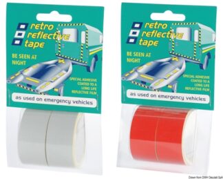Nastro autoadesivo riflettente bianco 2,5 m - 33.110.00BI Osculati Boe, parabordi