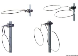 Portaparabordi singolo 230 mm - 33.112.60 Osculati Boe, parabordi