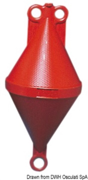 Gavitello bicono giallo 50x103 cm - 33.171.13GI Osculati Boe, parabordi