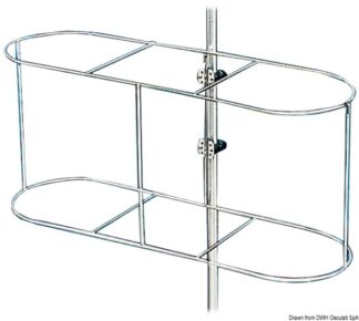 Portaparabordi 310 x 160 mm - 33.204.02 Osculati Boe, parabordi