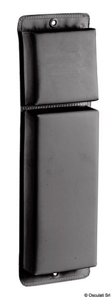 Parabordo PVC piatto 870 mm nero - 33.515.12 Osculati