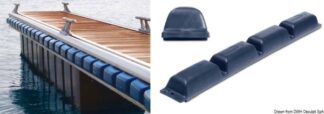 Protezione per pontile 800 mm blu - 33.519.06 Osculati Boe, parabordi