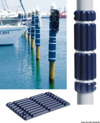 Protezione per pontile 800 mm blu - 33.519.09 Osculati Boe, parabordi