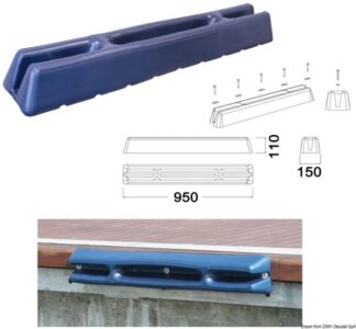 Protezione per pontile 950 mm blu - 33.519.10 Osculati Boe, parabordi